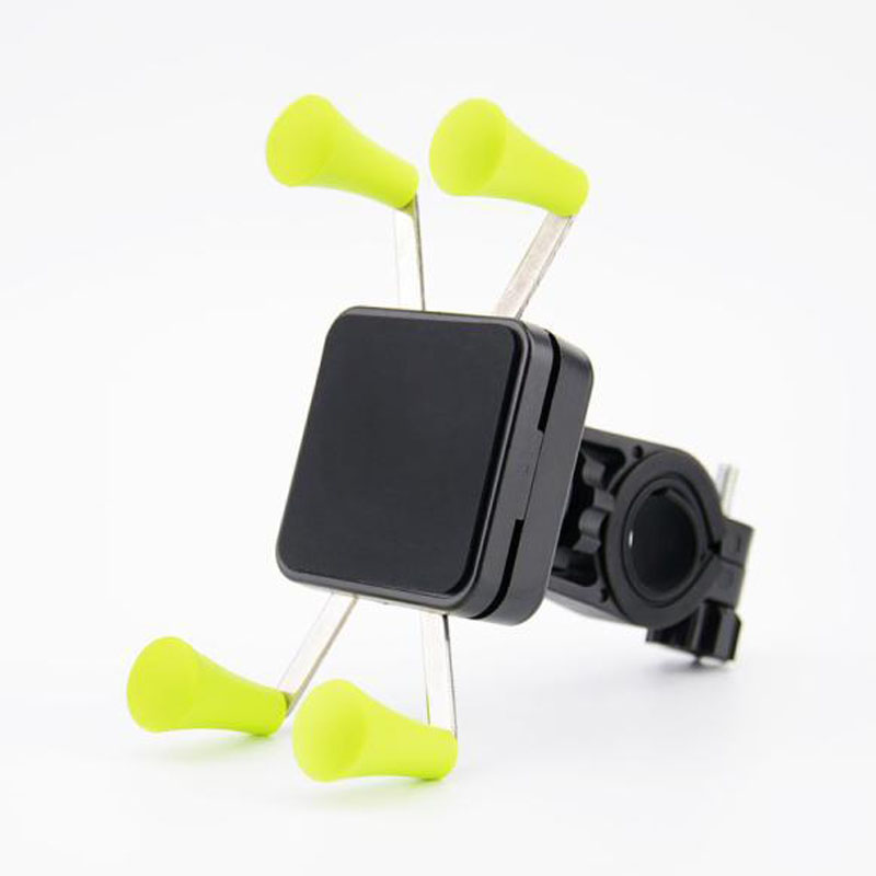 CH-02 Four-pronged bicycle phone stand, X-type bicycle phone stand, metal UPS navigation seat, motorcycle mountain biker stand details Picture