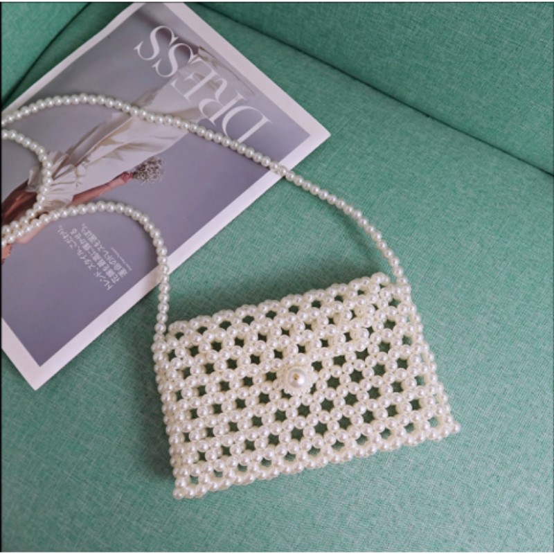 Variable Bag Pearl Bag Pearl Mobile Phone Female Bag Beaded Female Bag Cross-Border Female Bag New 2023