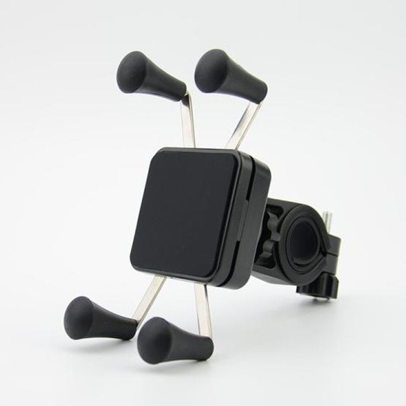 CH-02 Four-claw bike phone stand X-type bike phone stand Metal UPS navigation seat Motorcycle mountain biker rack