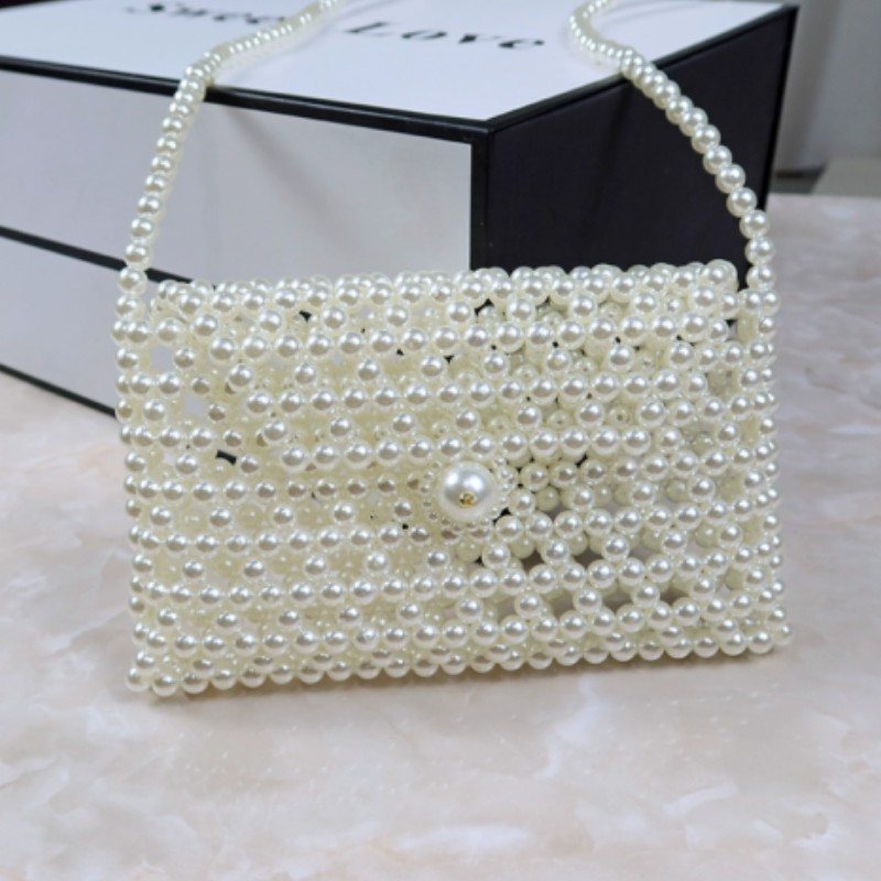 Variable Bag Pearl Bag Pearl Mobile Phone Female Bag Beaded Female Bag Cross-Border Female Bag New 2023 Application Scenario