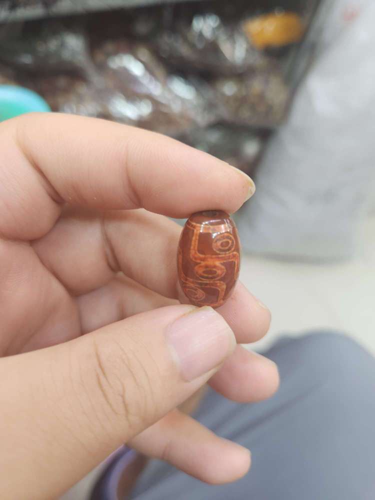 玛瑙天珠批发 血丝龙纹九眼天珠 生哥玛瑙12