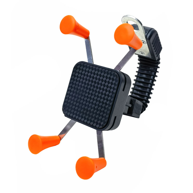 CH-02 electric motorcycle mobile phone stand Four-claw X type bicycle mobile phone stand Metal UPS navigation seat bicycle mobile phone stand