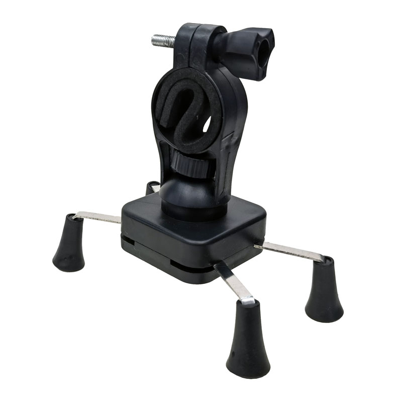 CH-02 Leather four-pronged bicycle phone stand, X-type bicycle phone stand, metal UPS navigation seat, motorcycle mountain biker stand Application Scenario