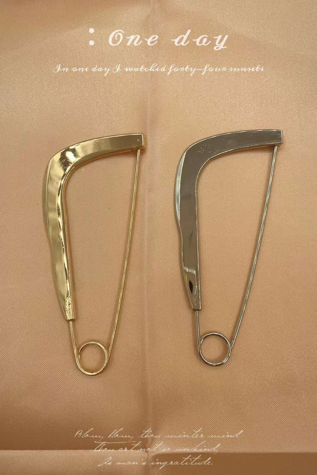 铁标/别针/字母标白底实物图