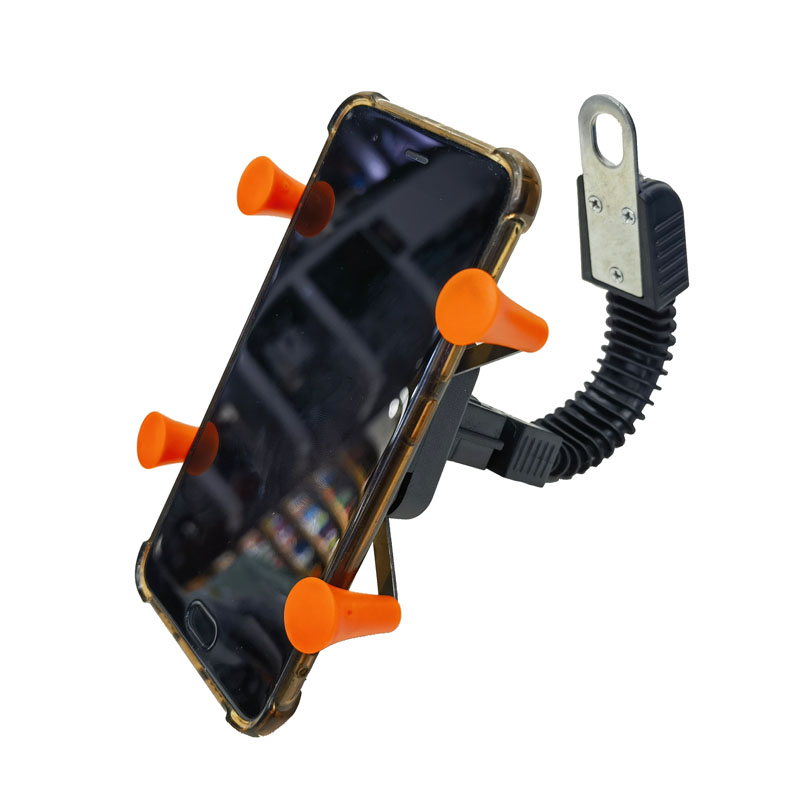 CH-02 Electric motorcycle mobile phone stand, four-prong X-type bicycle mobile phone stand, metal UPS navigation seat, bicycle mobile phone stand Item Picture