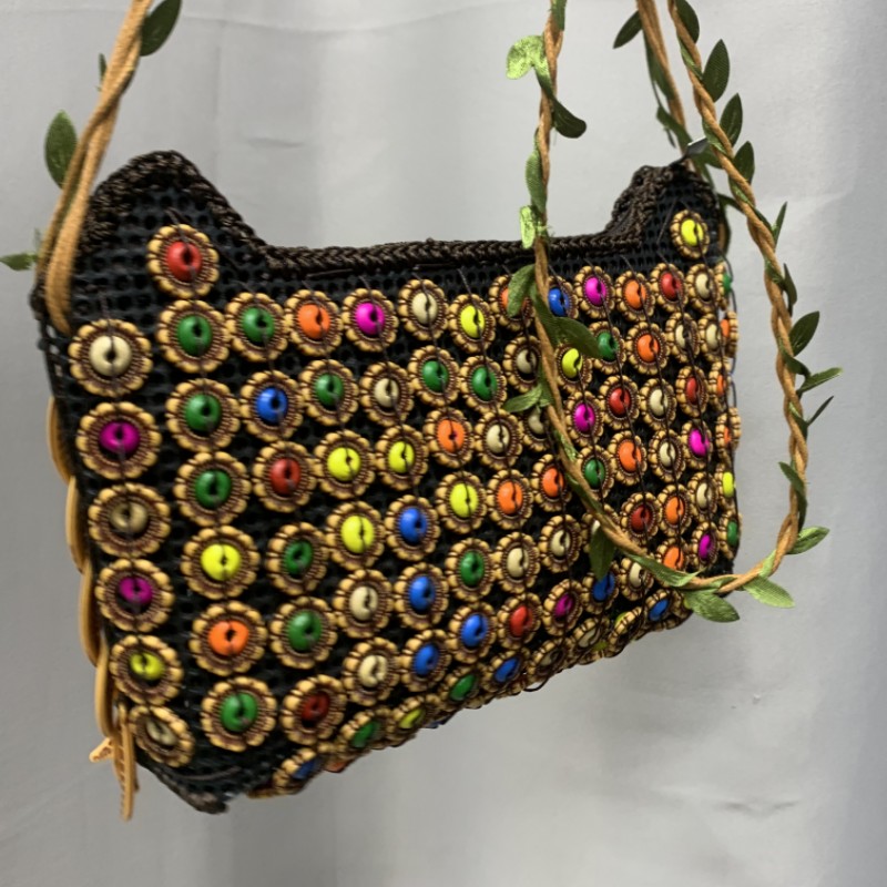 Changeable Bag Coconut Shell Bag Resin Bag Handmade Beaded Female Bag Big Ingots Bag Cross-Border Female Bag Spot Supply details Picture