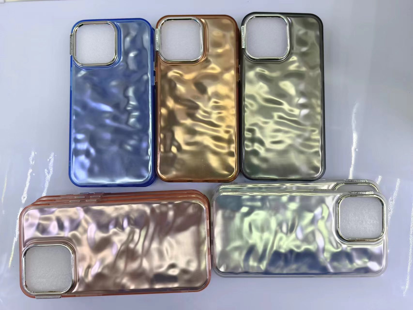 imd process 2-in-1 electroplated mobile phone case