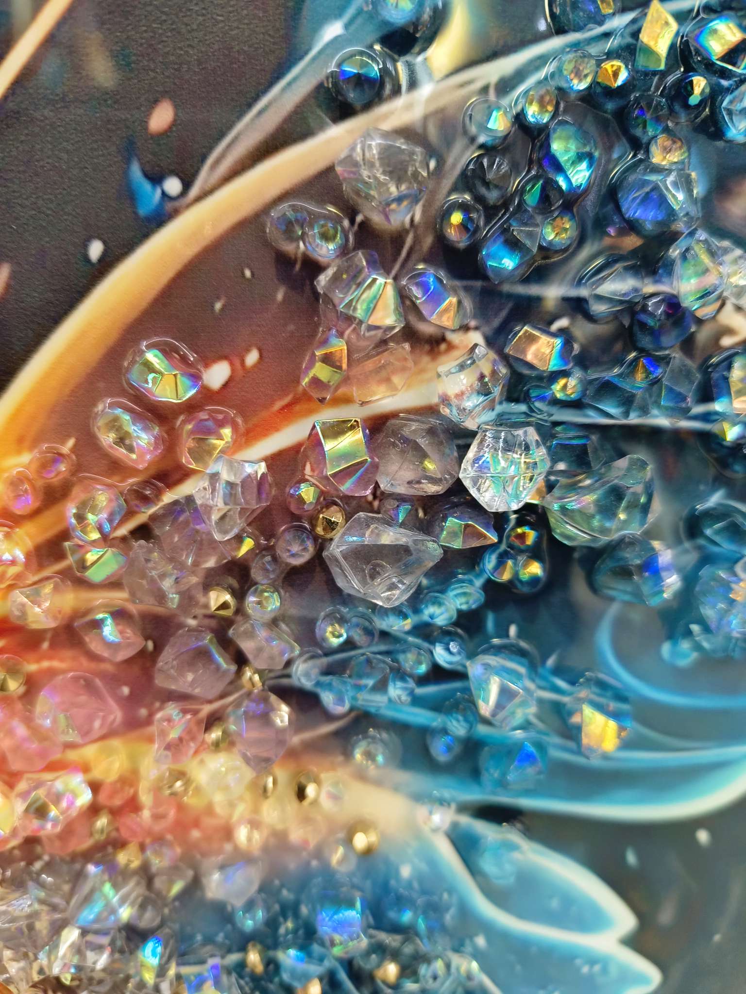 铝合金金晶瓷画 80*160详情图3