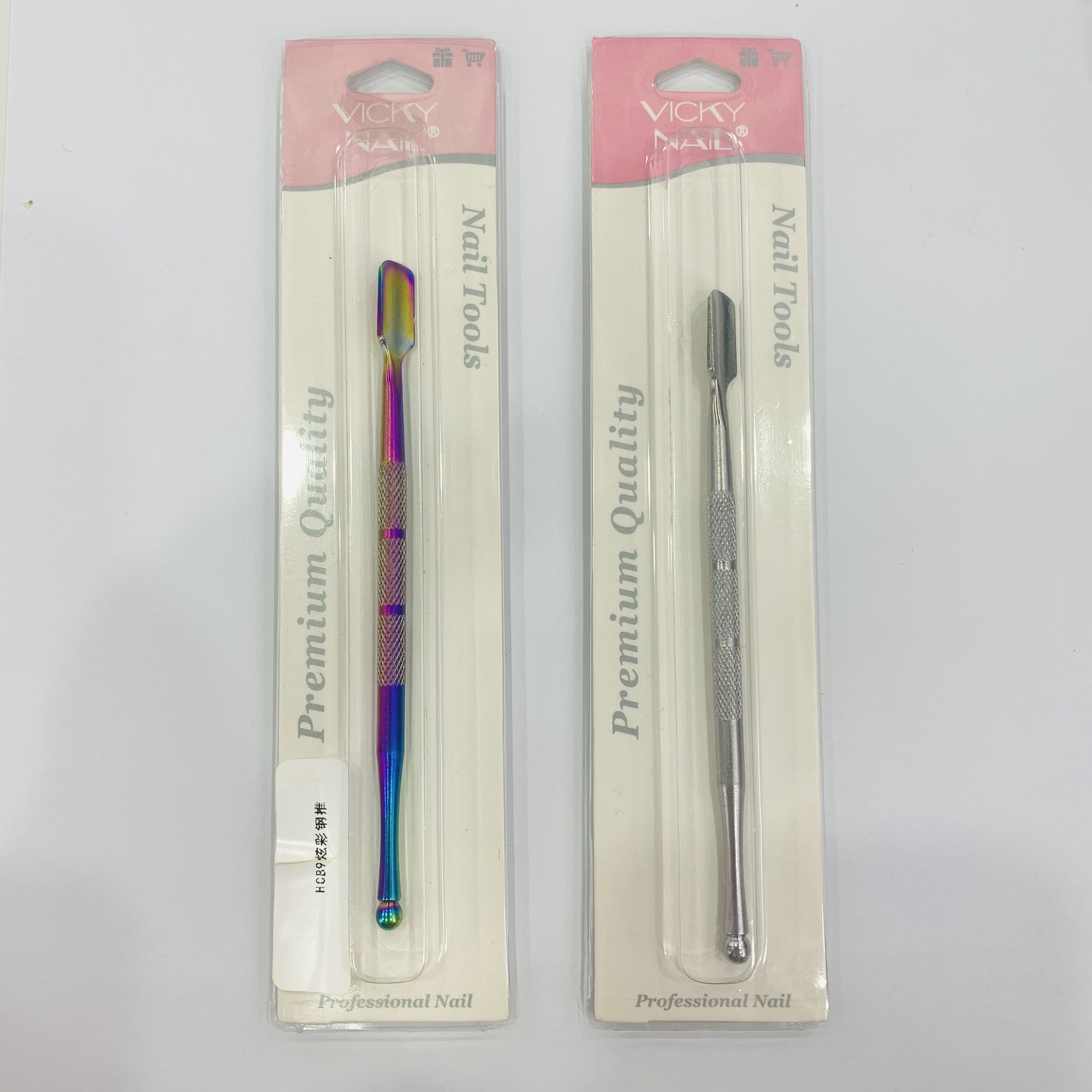 HCB9炫彩钢推去死皮卸甲油胶死皮推美甲工具