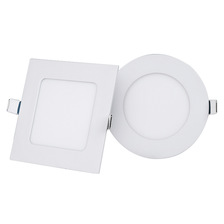 面板灯超薄嵌入式方形圆形筒灯厨房足瓦跨境外贸批发LED平板灯
