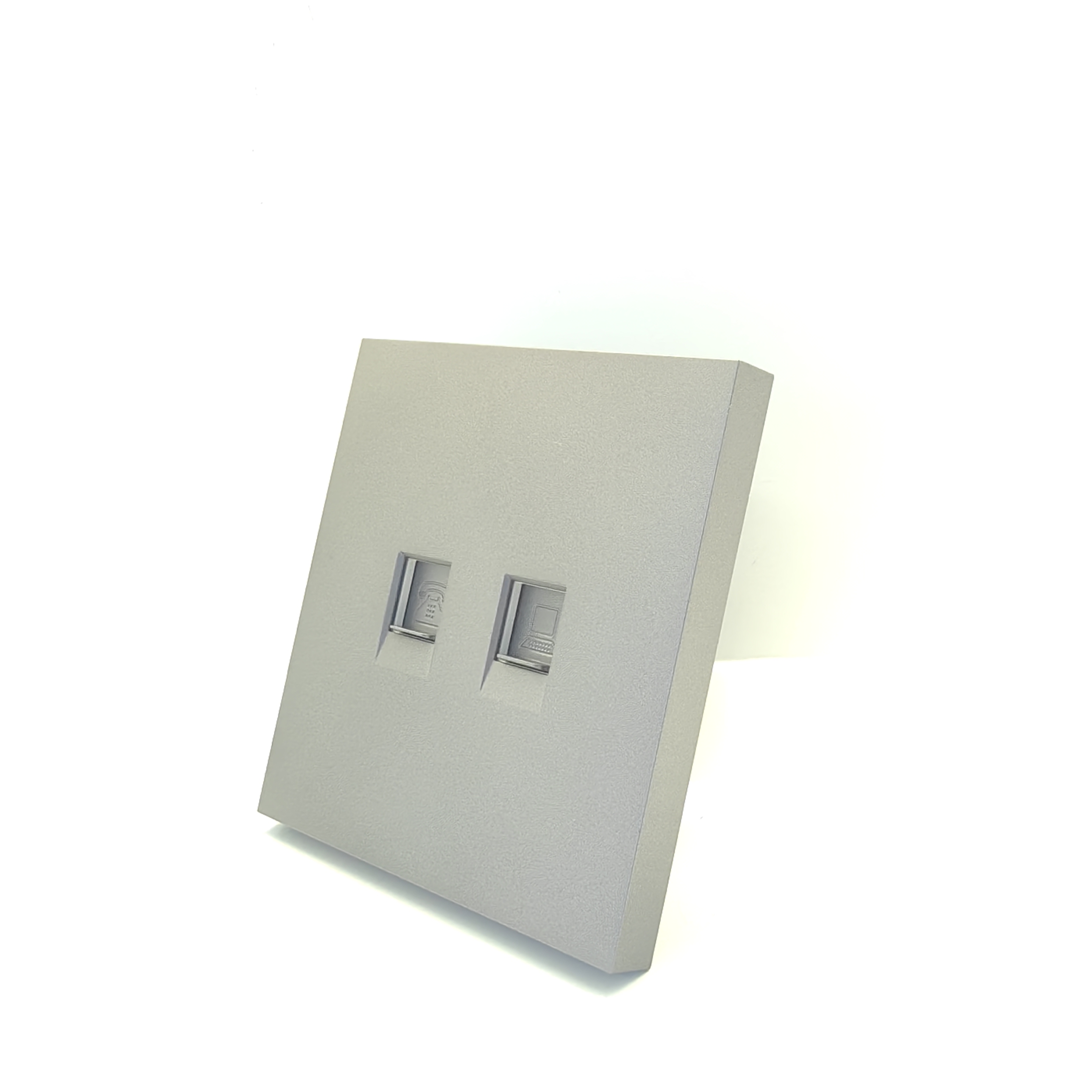 E27 PLASTIC BOX SOCKET,GREY/ GOLDEN/ WHITE ALABASTER SWITCH details Picture