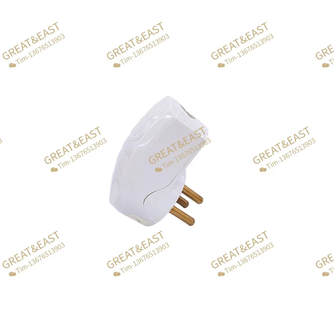 موصل كهربائي ثلاثي الأبعاد ثلاثي الأبعاد من طراز 16A250V أبيض اللون Specification image