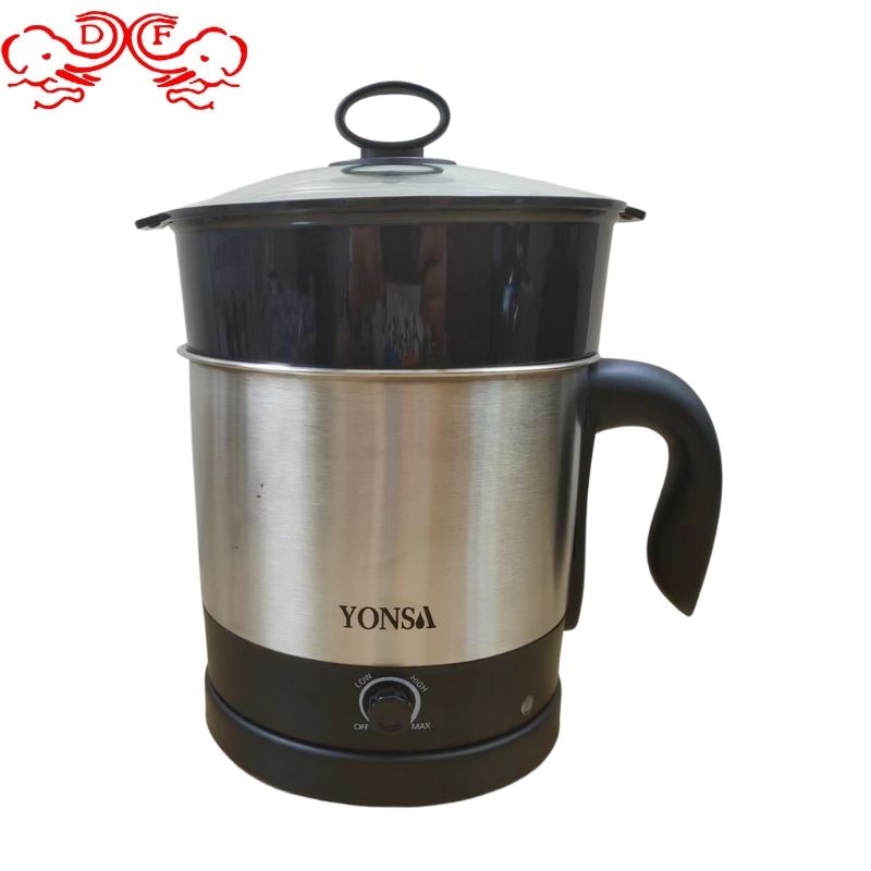 DF68119 stainless steel electric cup Electric cooking cup Water cup Hot milk Mini porridge cup Small heated water cup Kitchen hotel supplies DFtradinghouse