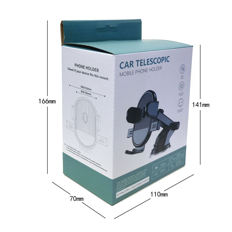 YC-161汽车塑料吸盘手机支架升级伸缩挡风玻璃车载手机支架中控台仪表台手机架详情14