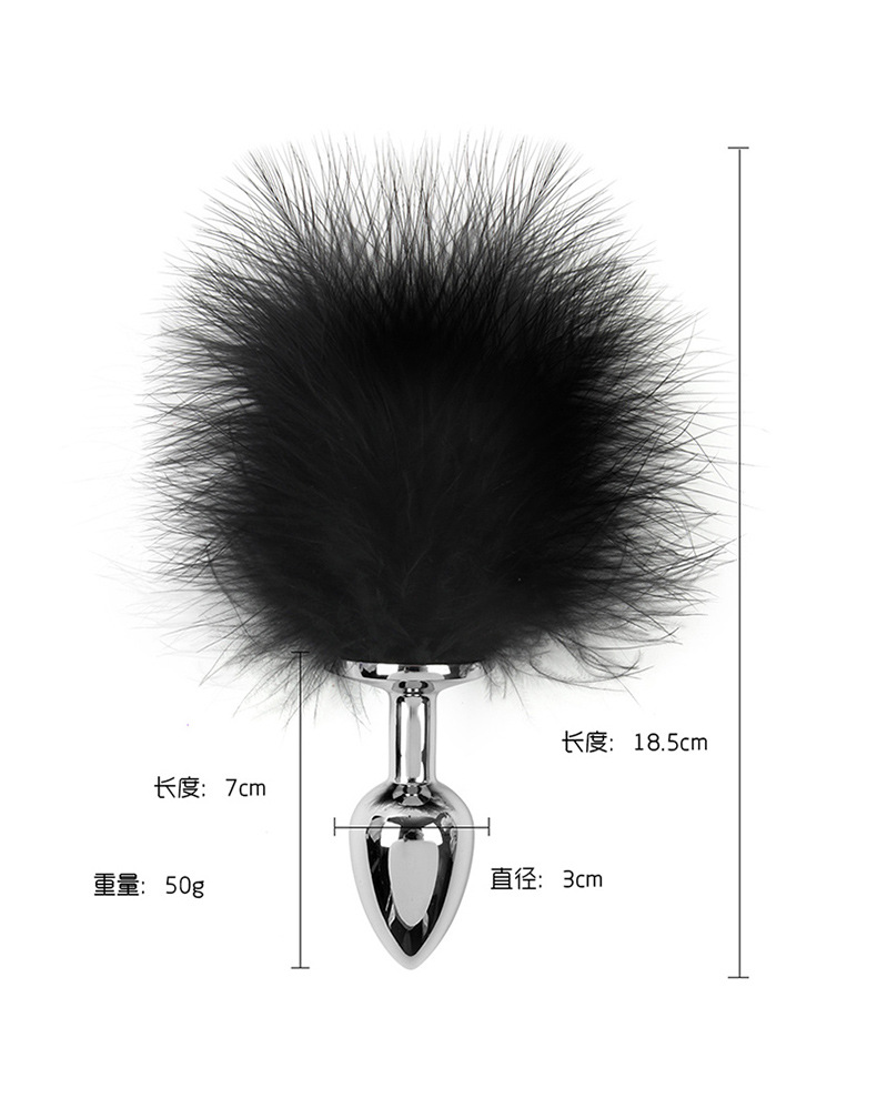 New female anal plug sex toys, metal sex tail flirting toys, adult products, exported to Europe, Germany pic 5