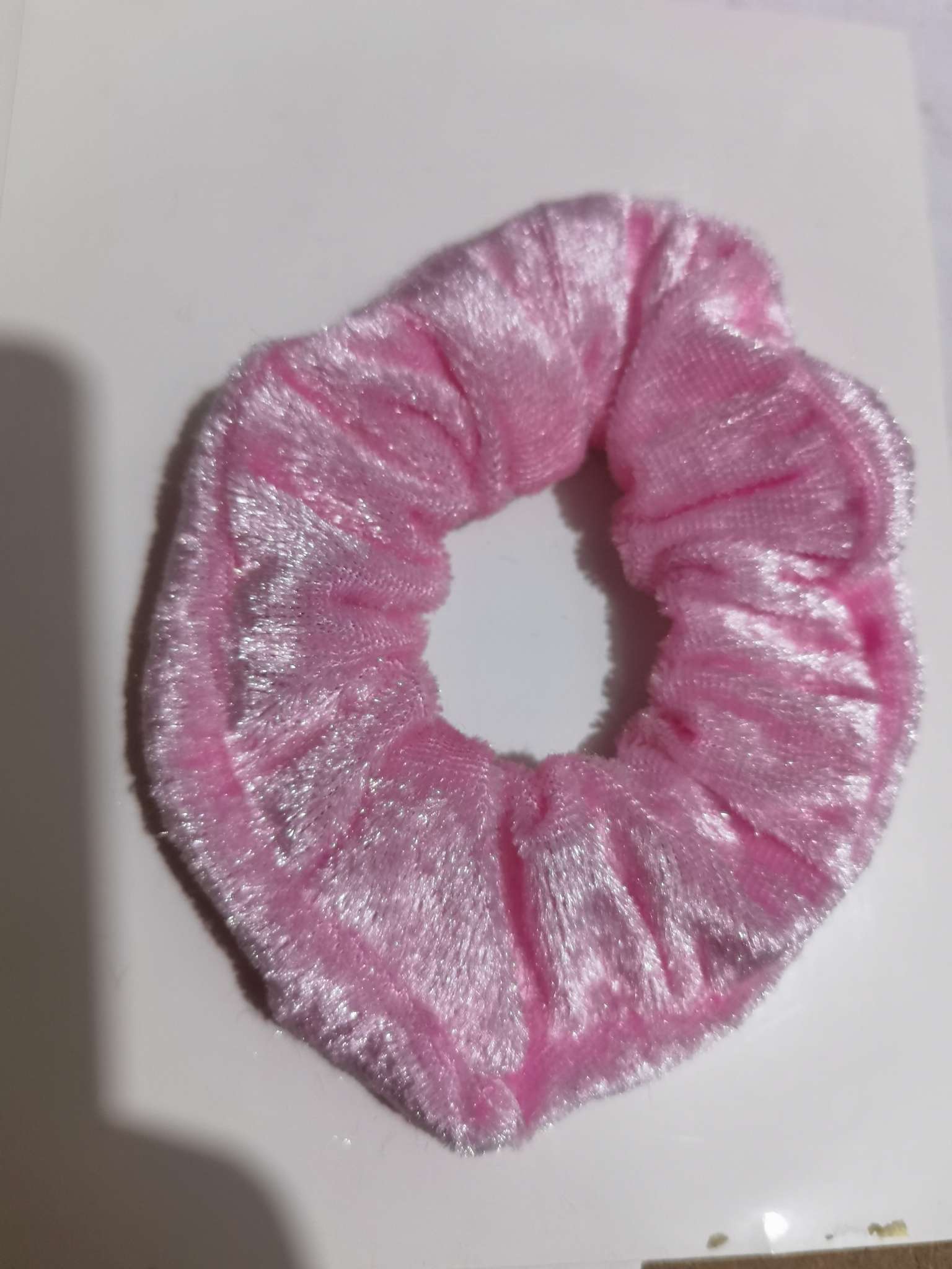 绒布圈中号粉红色