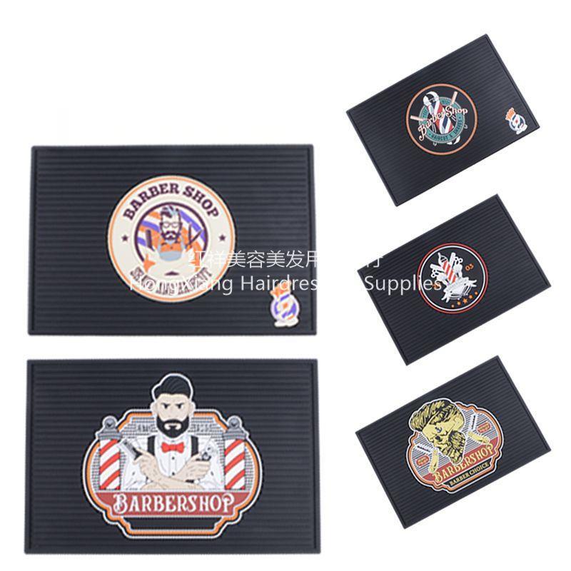 Hairdressing silicone mat PVC heat insulation mat desktop electric push scissors non-slip mat Beauty salon bar place tool mat
