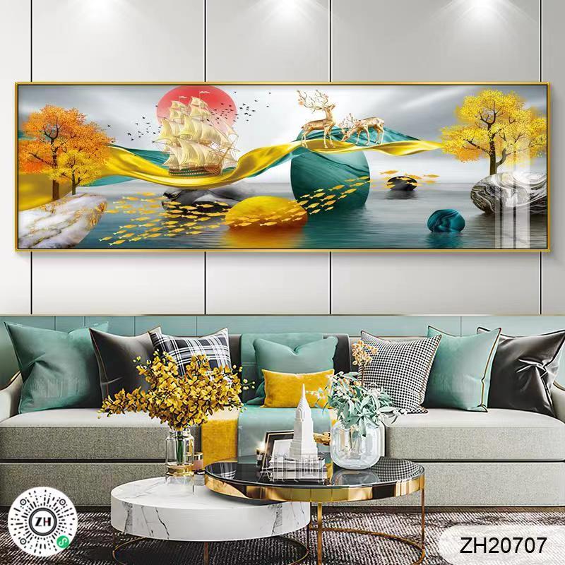 铝合金金晶瓷画 详情图1