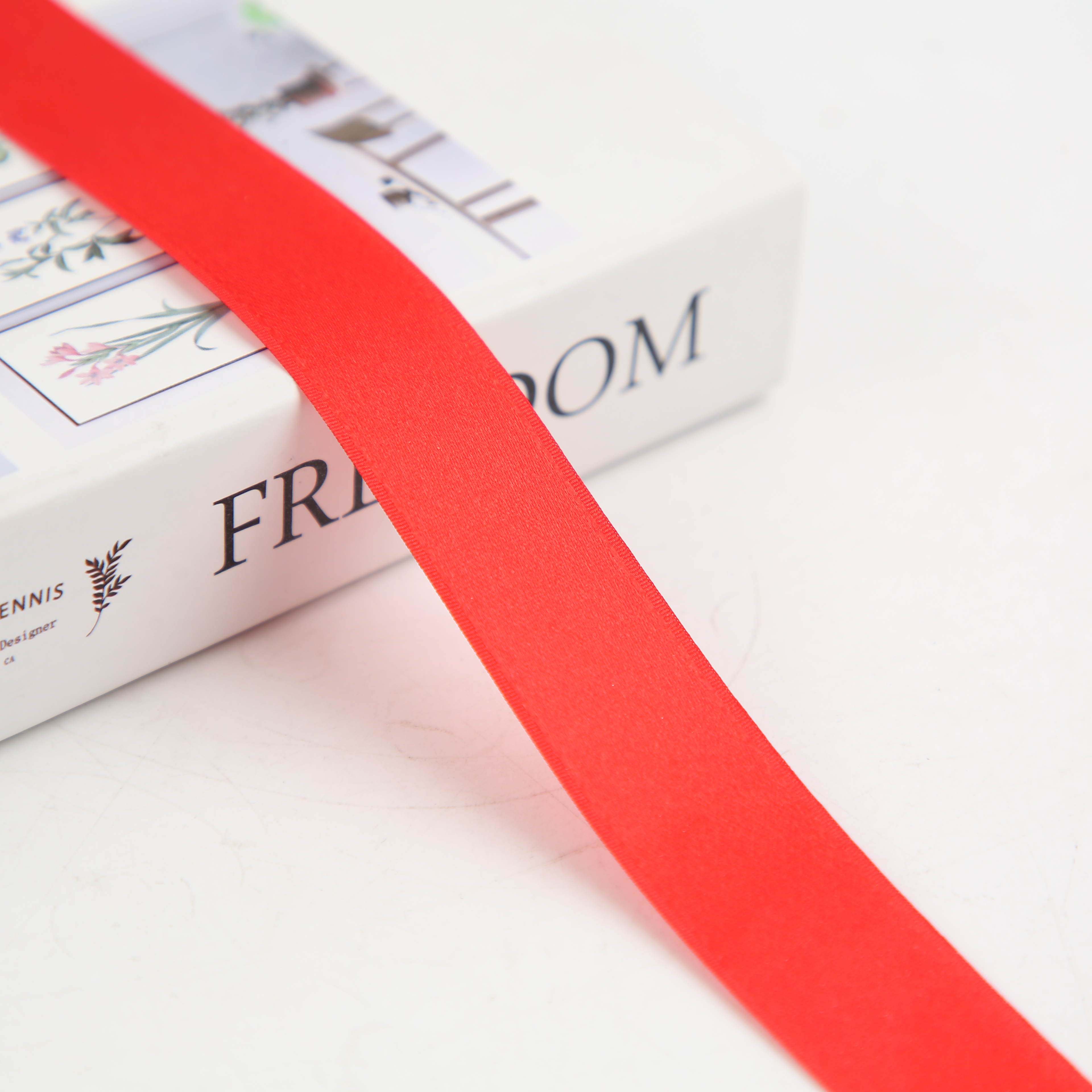 2.5Cm Phnom Penh Ribbon Birthday Cake Box Ribbon Gift Wrap Tie Baking Pastry Box Ribbon Ribbon Batch Specification drawing