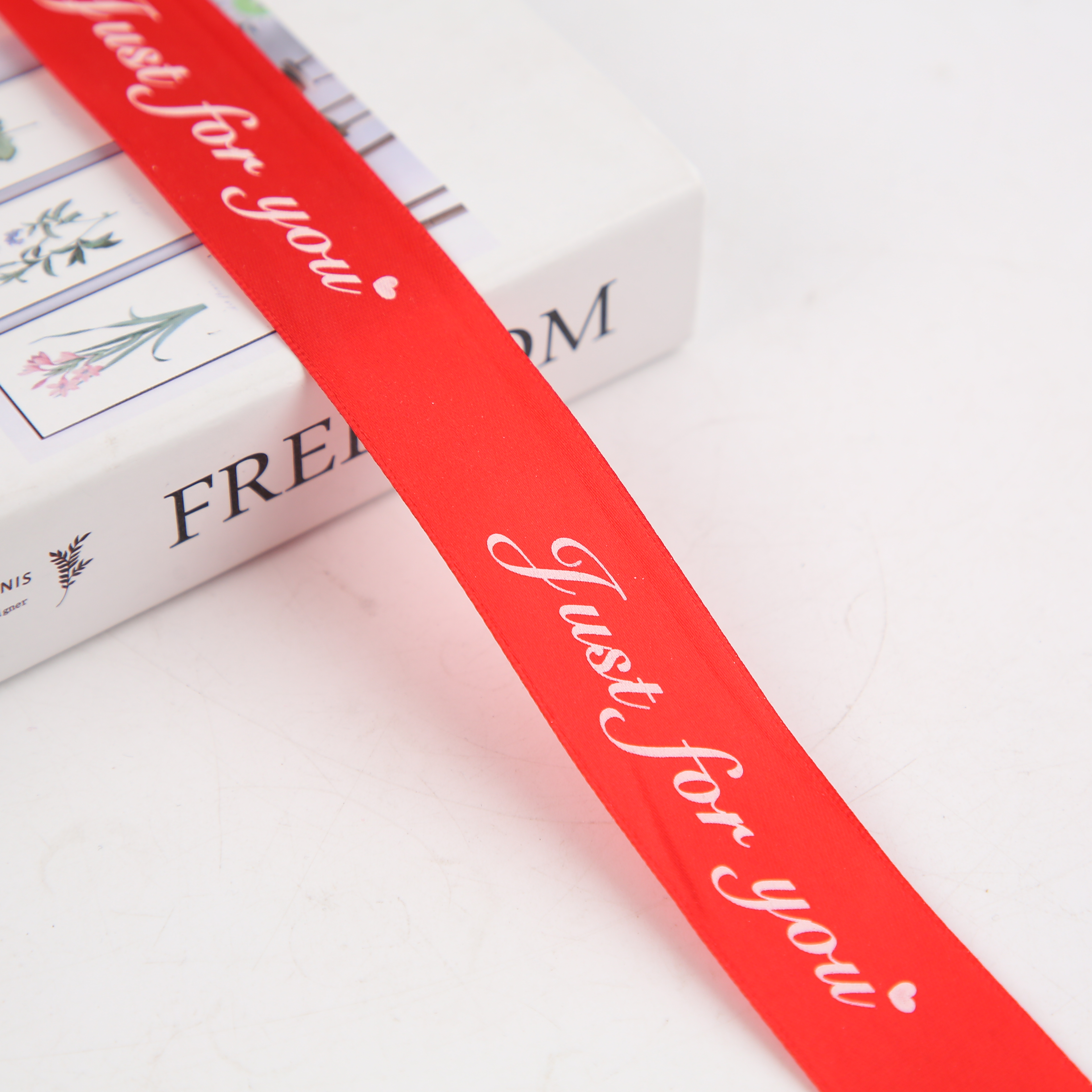 Flower Packaging Materials Wholesale Cake Bouquet Diy Materials Florists Florists English Letter Ribbon Webbing Ribbon Item Picture