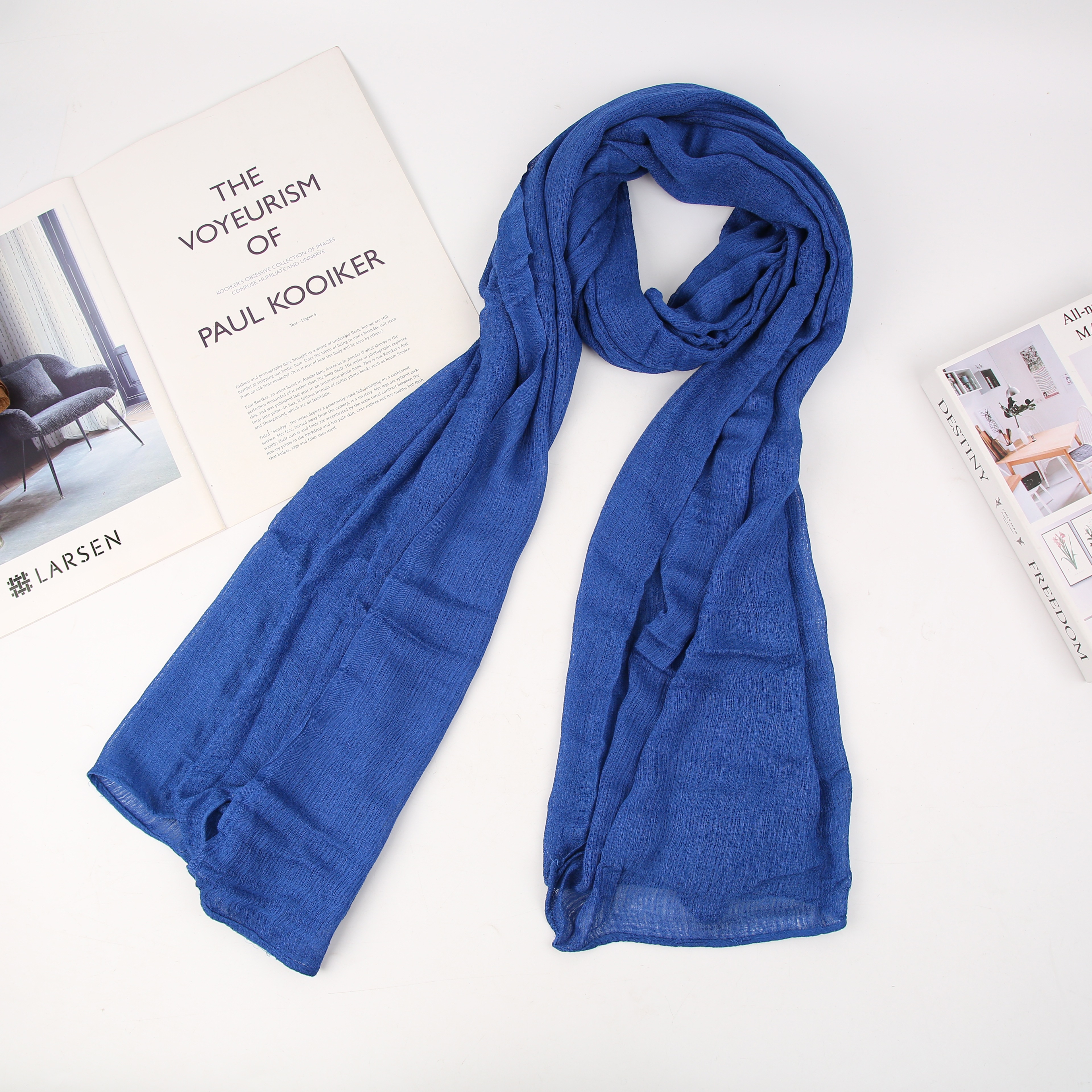 New embroidery lace scarf women's solid color headscarf Hui veil hijab details Picture