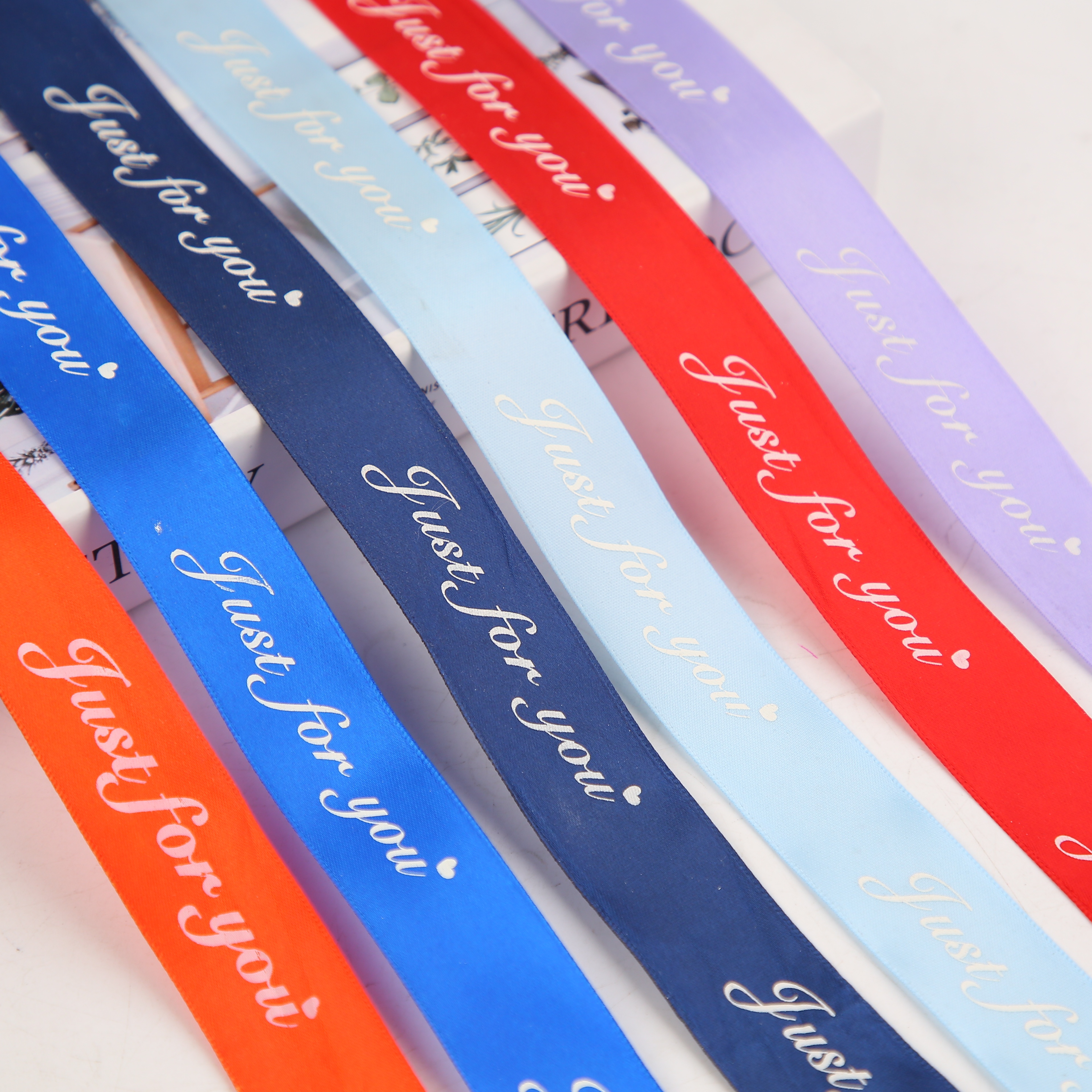 Flower Packaging Materials Wholesale Cake Bouquet Diy Materials Florists Florists English Letter Ribbon Webbing Ribbon