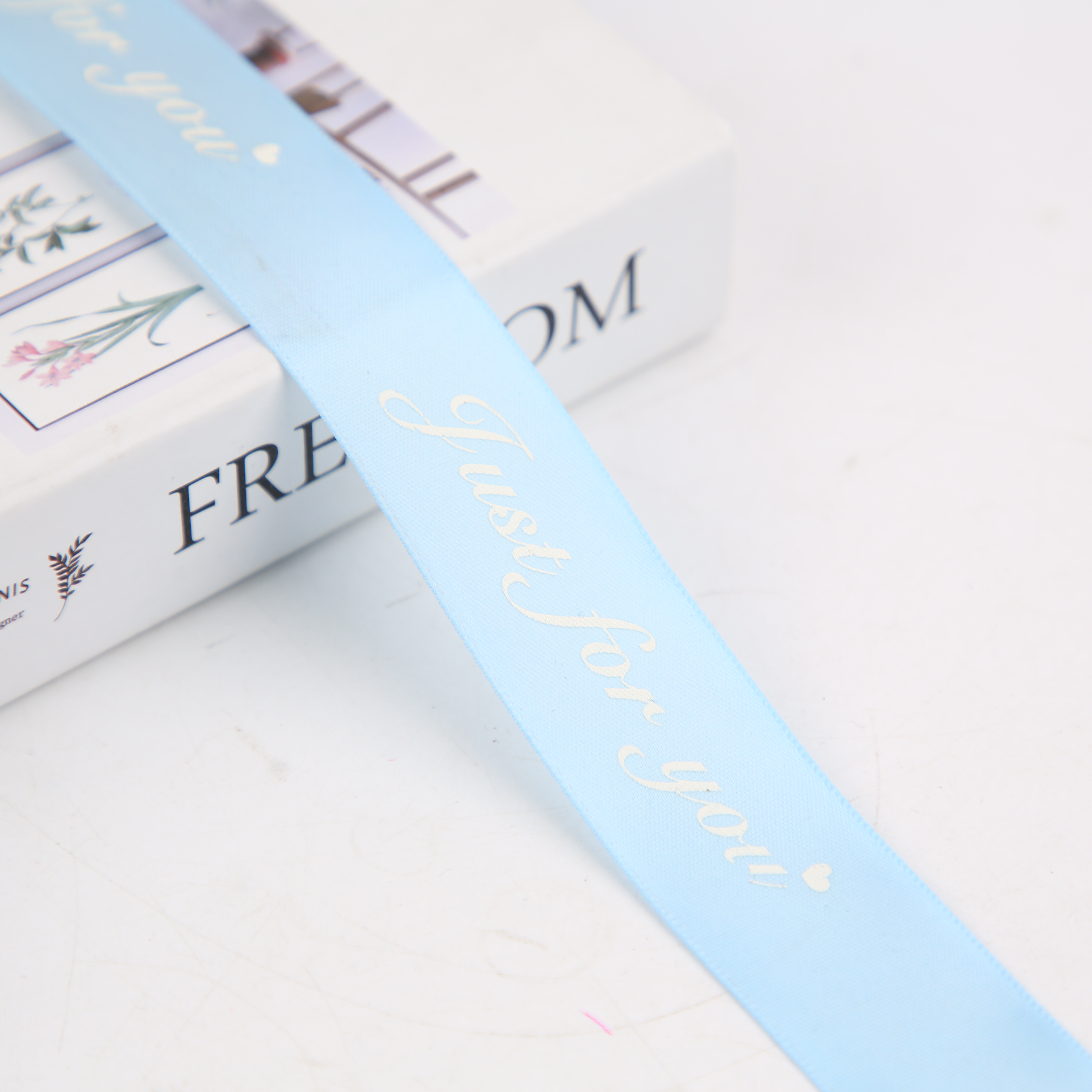 Flower Packaging Materials Wholesale Cake Bouquet Diy Materials Florists Florists English Letter Ribbon Webbing Ribbon details Picture