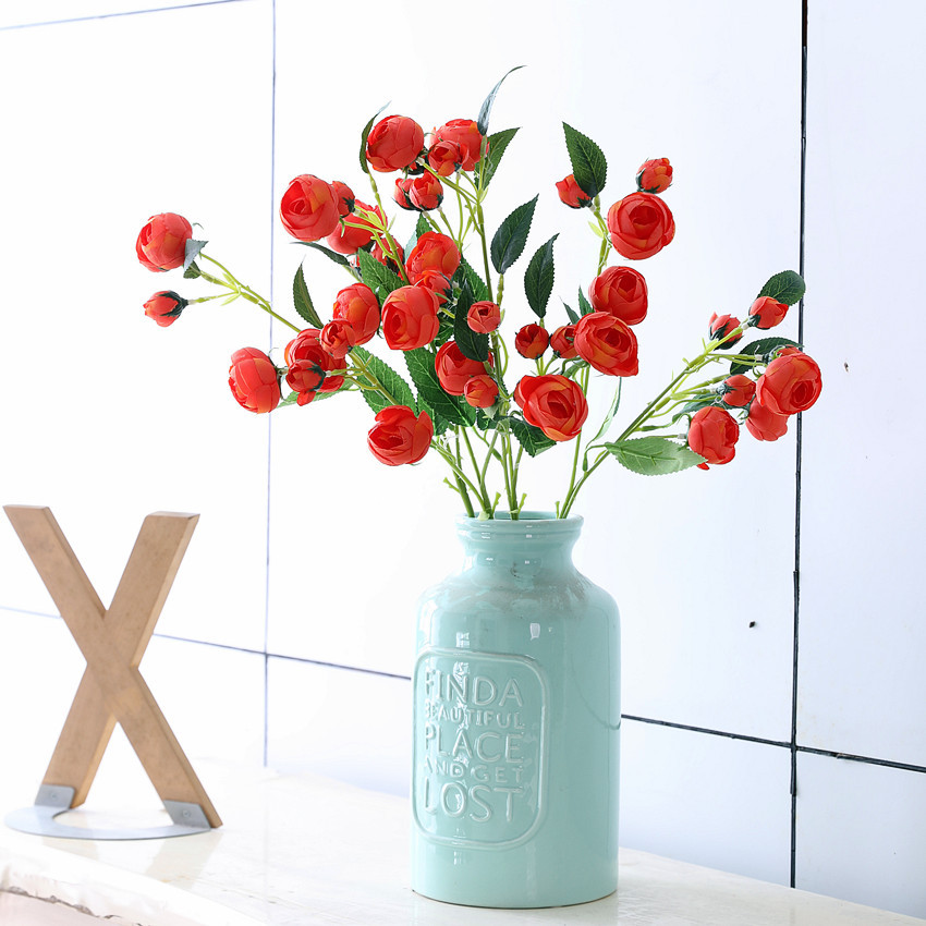 New Jinma artificial flowers, such as small tea rose silk flowers and lotus flowers, are produced and sold by our home decoration factory Application Scenario