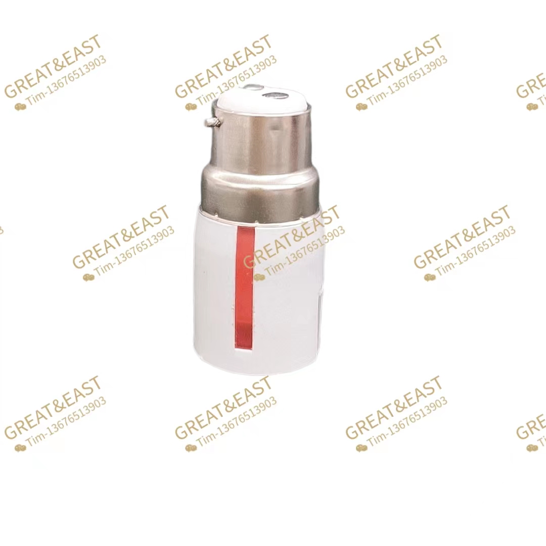 B22- doble uso con bayoneta de tornillo PBT light head holder