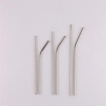 DF99558 Stainless Steel Straws Food grade straws Set Primary Color Bubble Tea Straight Straws Short straws DF TRADING HOUSE