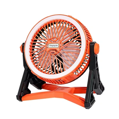 The Fs-206 10-Inch Multi-Functional Charging Fan Can Be Charged By Solar Energy