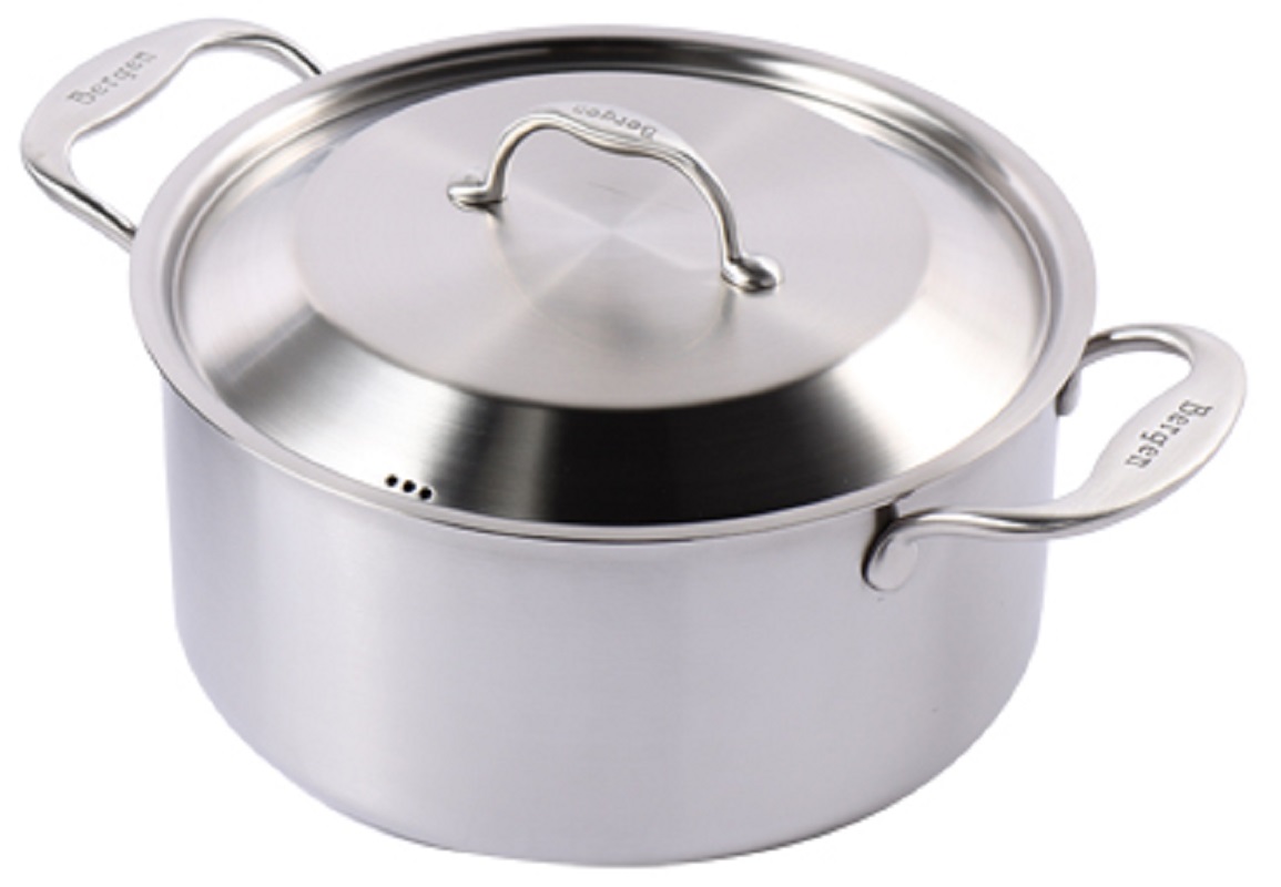 厨房密码 韩国原装进口 五层不锈钢双柄汤锅20cm