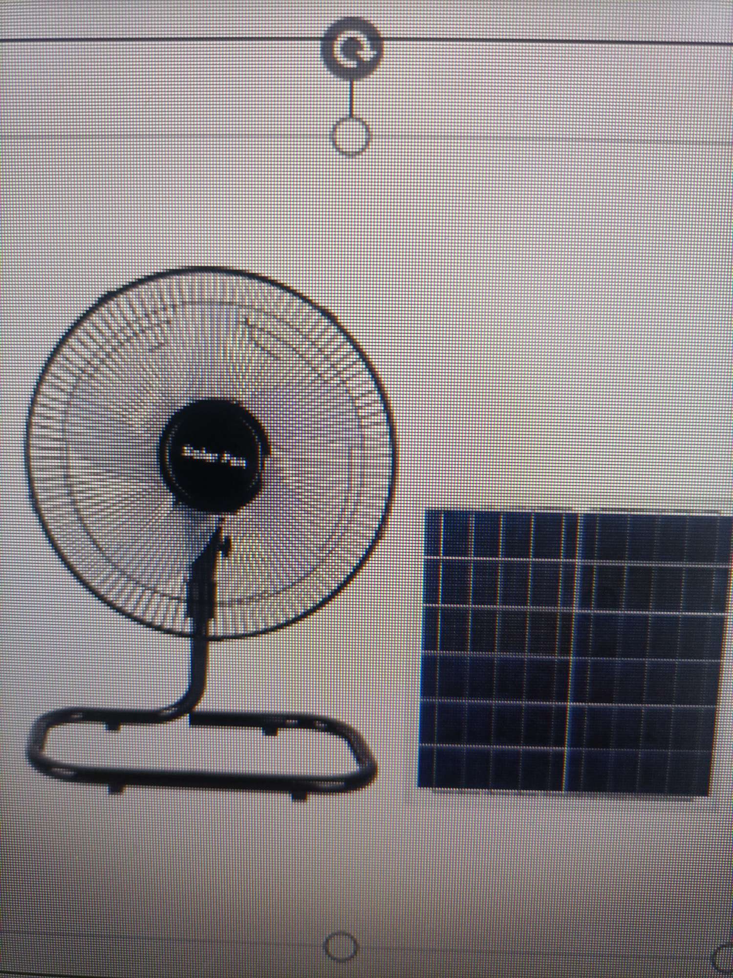 Fs-288 Solar Shake Head Belly Fan 16
