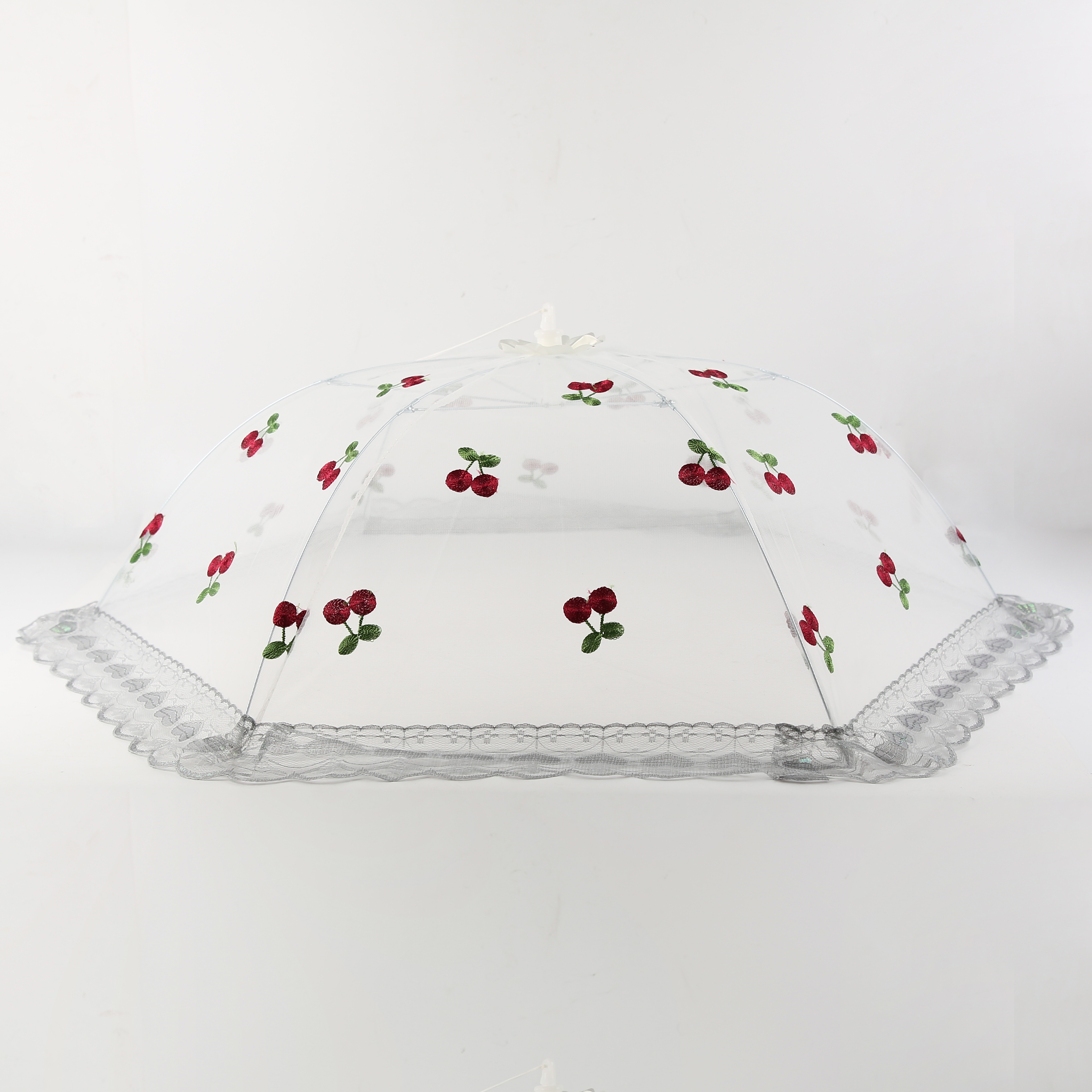 冬季创意折叠保温罩 家居圆形菜罩食物罩餐桌罩定号中号20寸详情图1