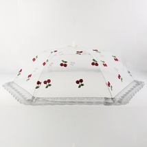 冬季创意折叠保温罩 家居圆形菜罩食物罩餐桌罩定号中号20寸