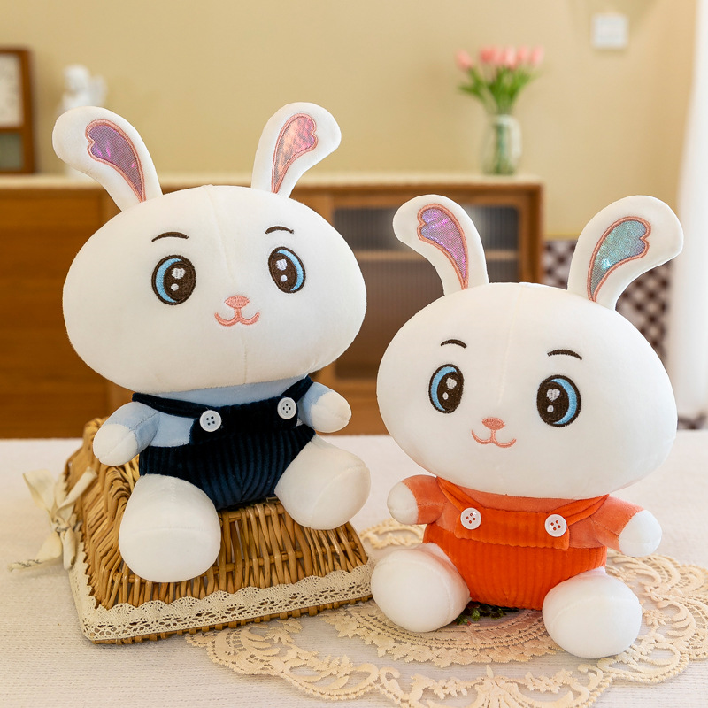 卡通毛绒玩具女童动物柔软毛绒玩具过家家儿童毛绒公仔玩具陪伴