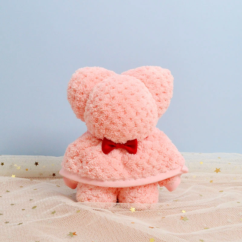 Bear towel, teak square towel, coral fleece souvenir, wedding celebration, wedding candy, teacher Mid-Autumn Festival and National Day gift wholesale, 30*30cm detail image 19