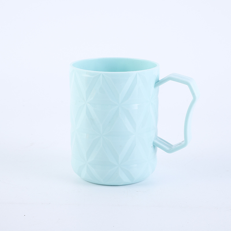 M07-5067 Creative Toothbrush Cup, Plastic Cup, Round couple toothbrush, washbasin Cup, Solid color single-layer toothache cup detail image 8