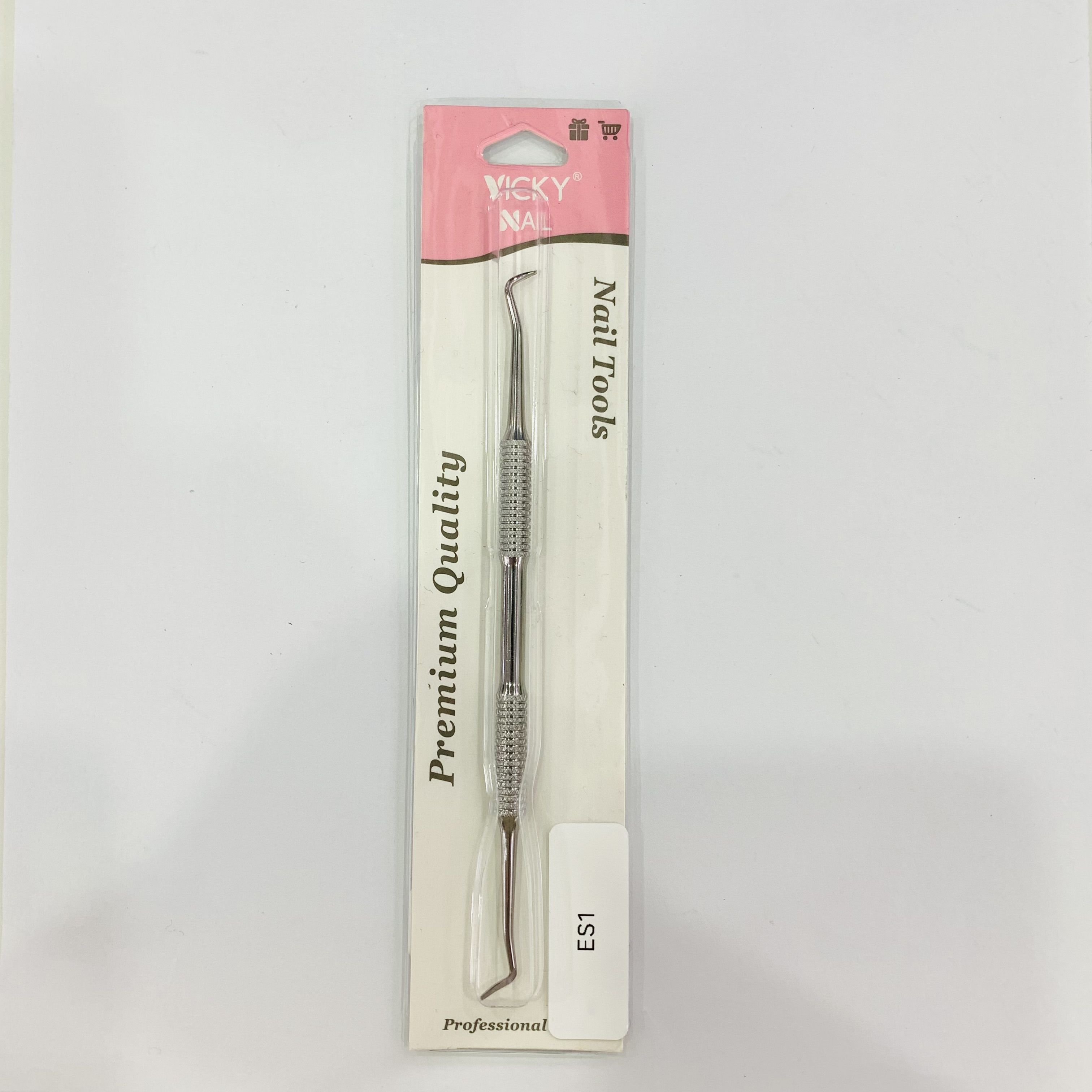 ES1 steel push stainless steel skin removal Double head nail removal push skin push nail manicure tool