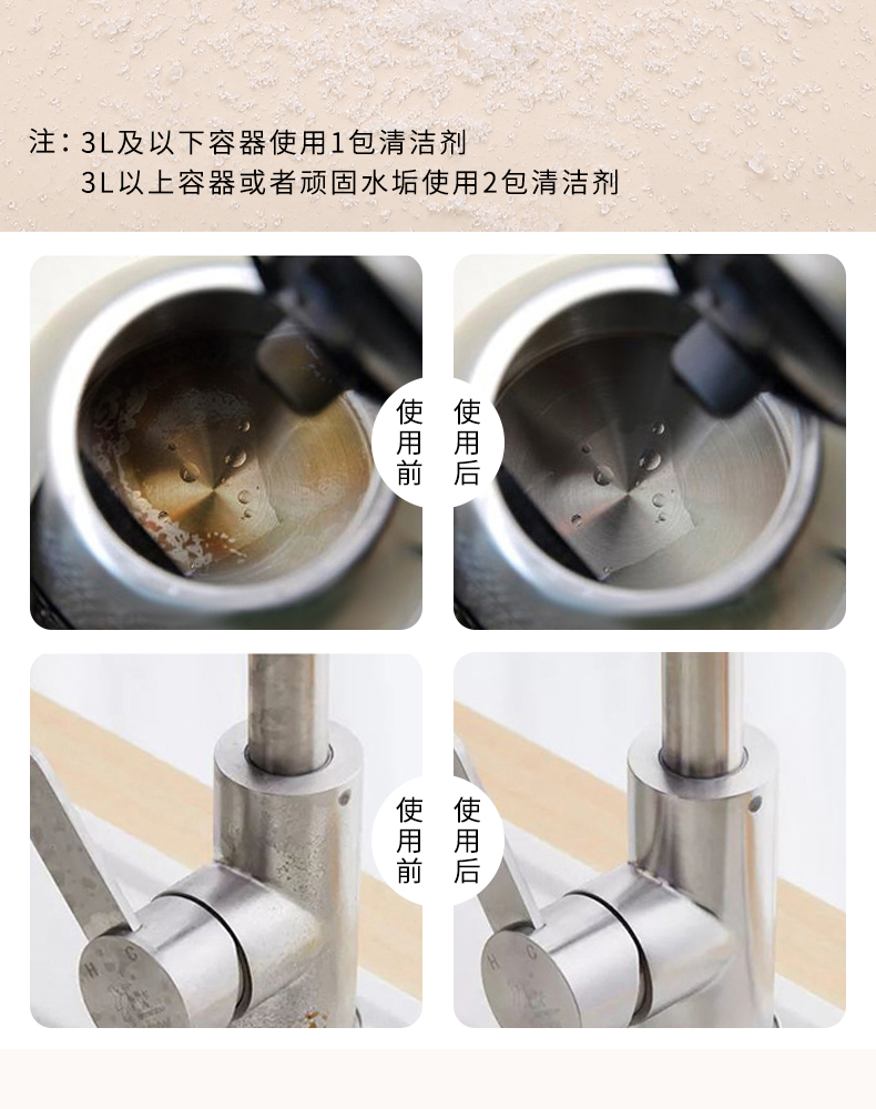 SANADA 日本进口热水壶分解除垢清洁剂水垢清洁剂家用厨房清洁剂详情8