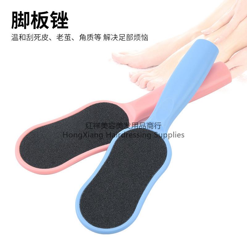 Wholesale exfoliating foot grinder Foot board rub callus file scraping foot knife dead fork pedicure tool details Picture