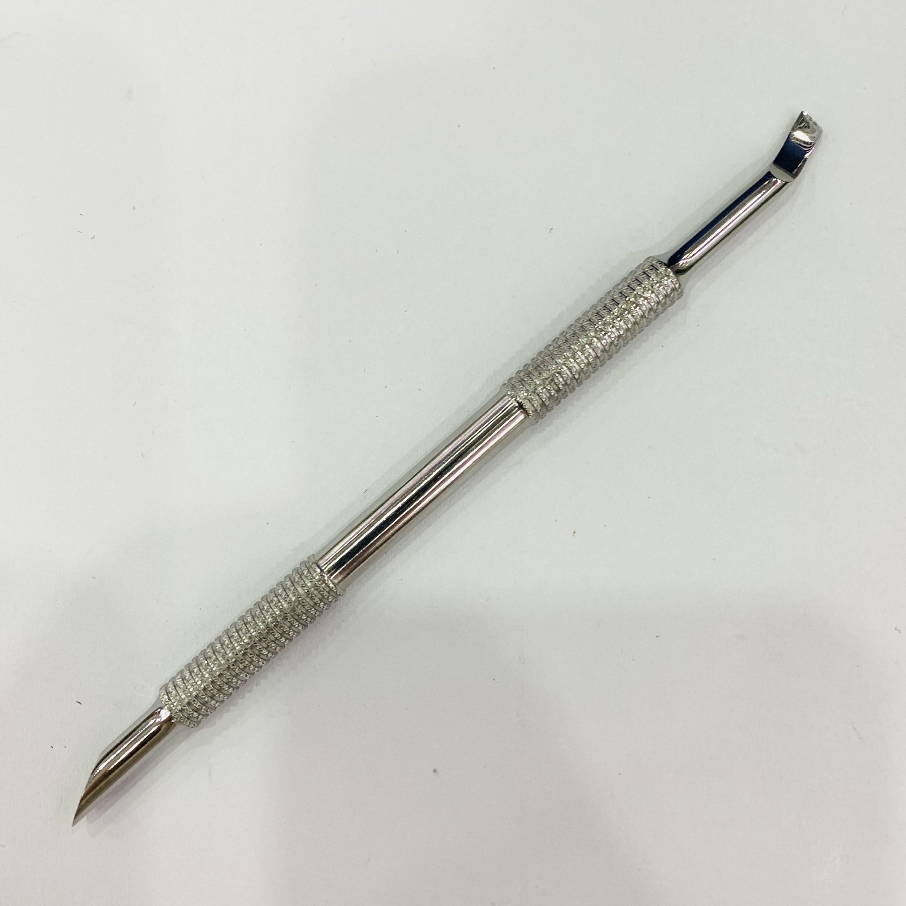 Es7 Steel Pusher, Stainless Steel, Exfoliating Nail Polish Remover, Double-Head Exfoliating Nail Tool details Picture