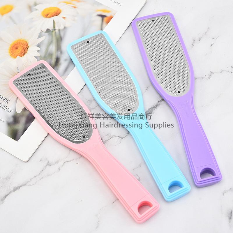 Factory stock new foot peeling callus foot grinding stone foot grinding file Stainless steel foot rubbing board foot board file details Picture