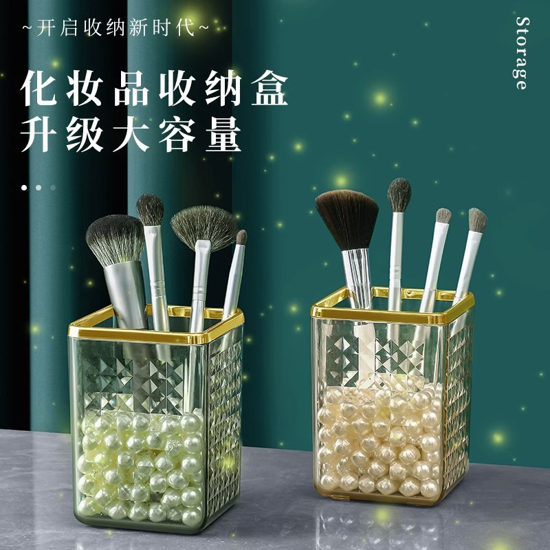 S114-علبة مكياج الماس -حقيبة مكياج -حقيبة مكياج -حقيبة مكياج -رف نوم لفائف Specification image
