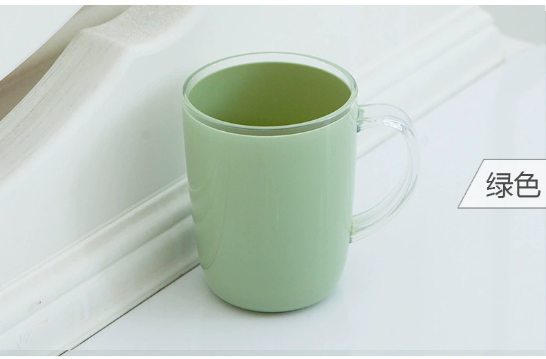 W52-JKC-5629 Toothbrush cup, washbasin cup, bathroom mouthwash cup, plastic simple large toothbrush cup with handle detail image 9