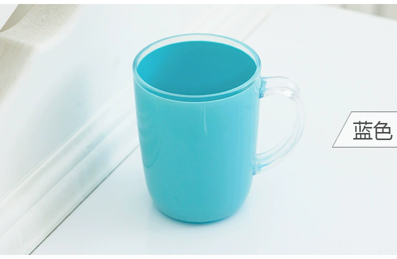 W52-JKC-5629 Toothbrush cup, washbasin cup, bathroom mouthwash cup, plastic simple large toothbrush cup with handle detail image 12