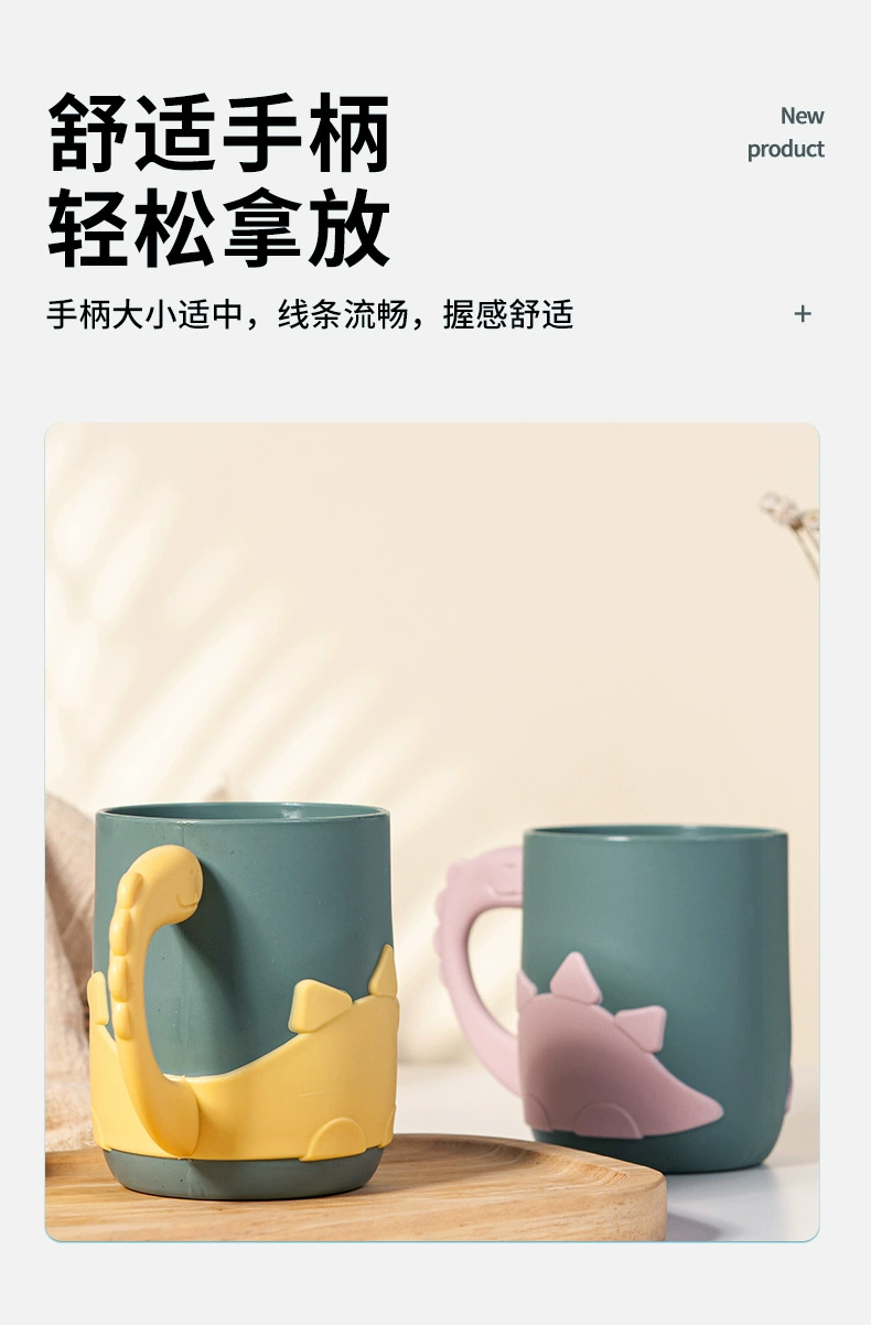 S87-SQC-7025 Dinosaur Mouthwash Cup, Creative Household couple Toothbrush Cup, Student dormitory washbasin Cup detail image 3