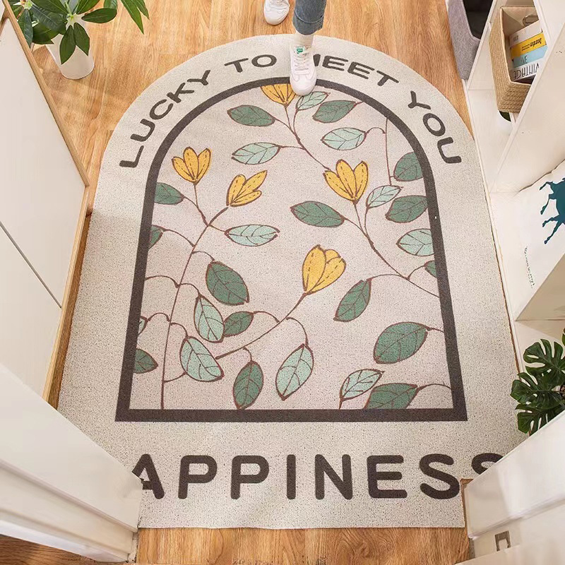 Qiansi Household Entry Mat Entry Mat Silk Ring Foot Mat Can Be Cut Dirt Scraping Mud Anti-Slip Wear Resistance Dirty Mat Lot Application Scenario