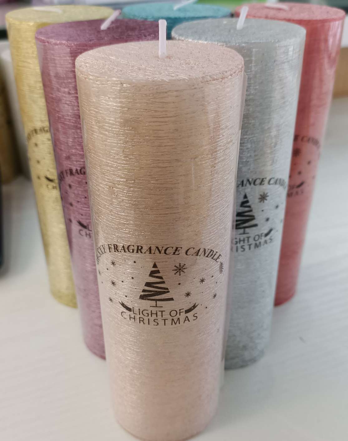 枫林5*15cm平头拉丝电镀柱蜡无香味 。