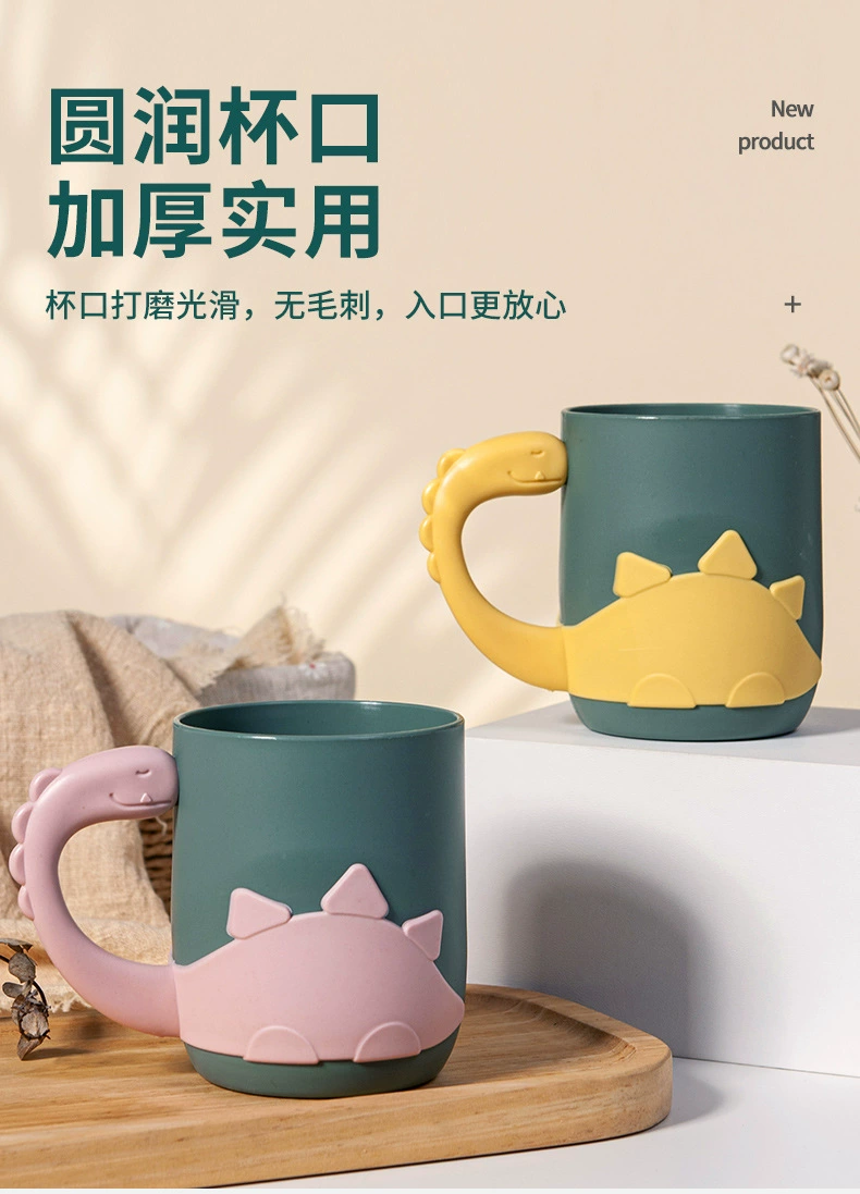 S87-SQC-7025 Dinosaur Mouthwash Cup, Creative Household couple Toothbrush Cup, Student dormitory washbasin Cup detail image 4